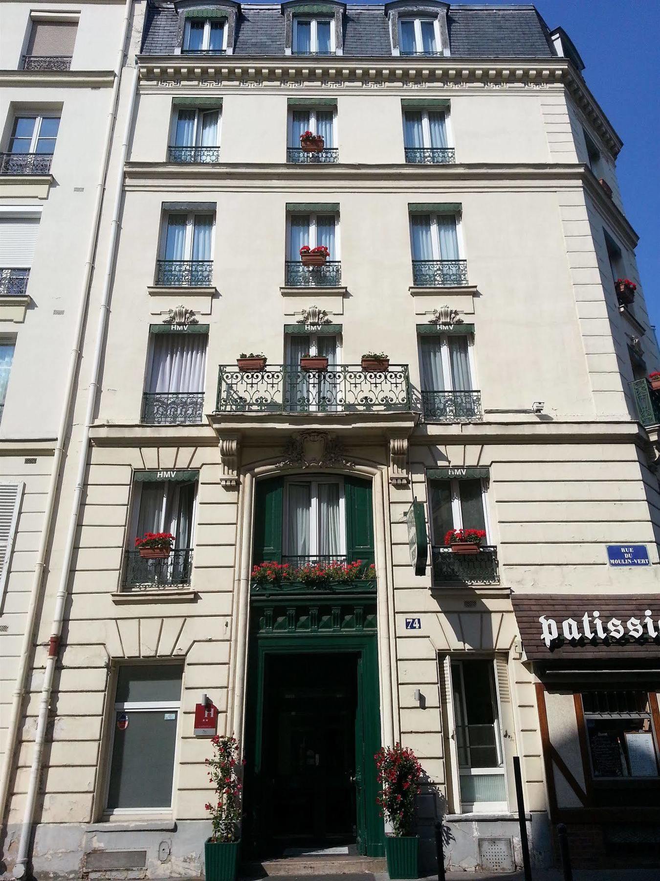 Hotel Moulin Vert Paris Exterior photo